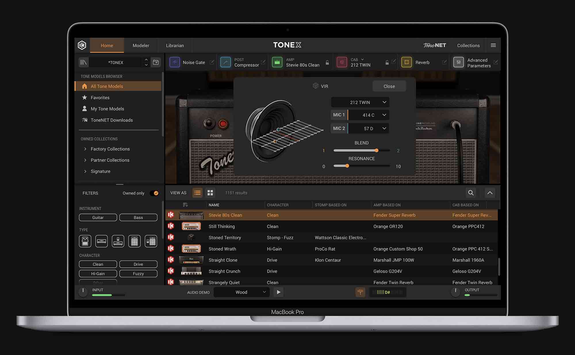 TONEX in AmpliTube